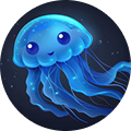 Jellyblue jellyfish avatar